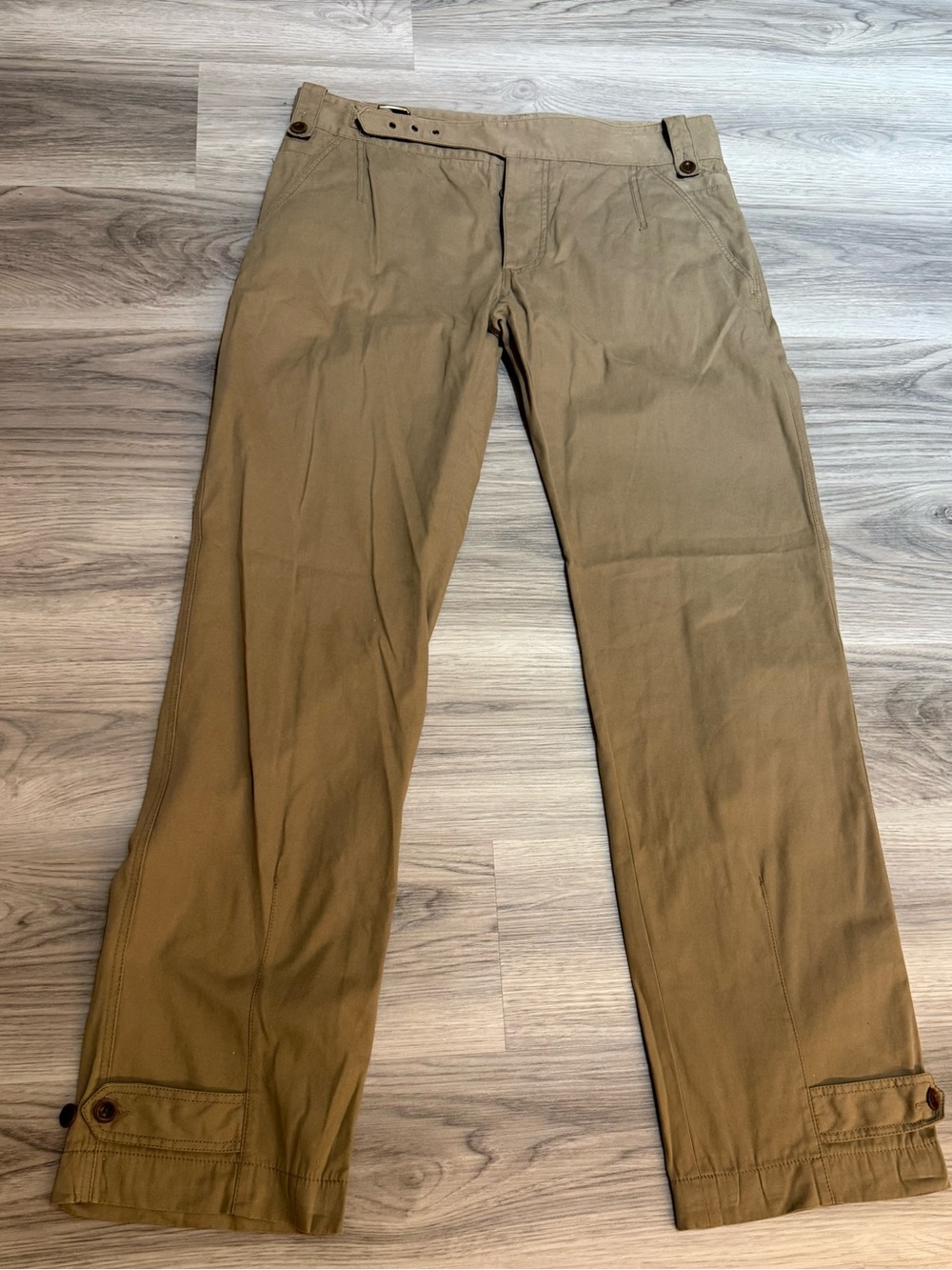 Dolce & Gabbana Men's Tan Cotton Chino Trousers